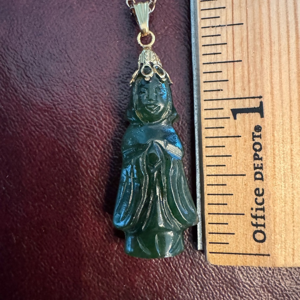 Jade Kwan Yin Necklace